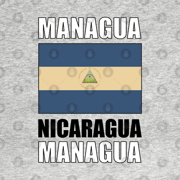 Flag of Nicaragua by KewaleeTee